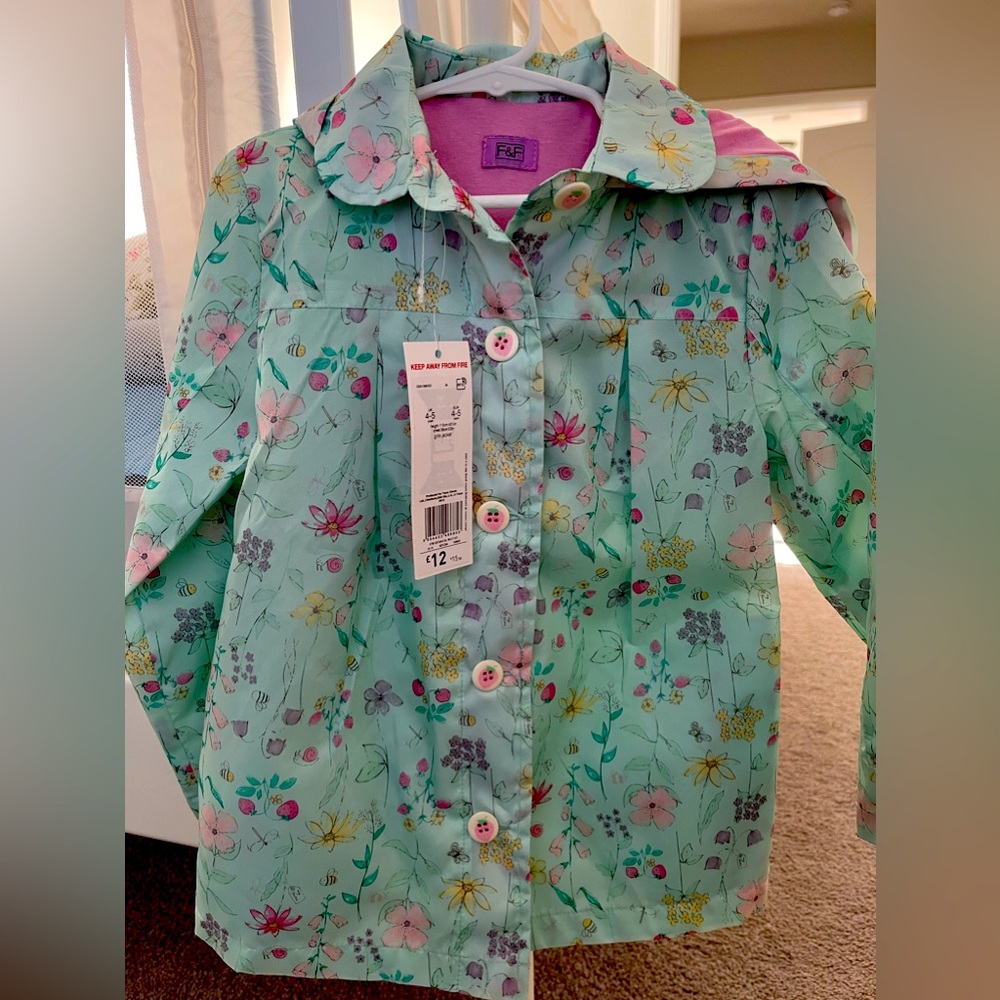 Toddler waterproof jacket brand new